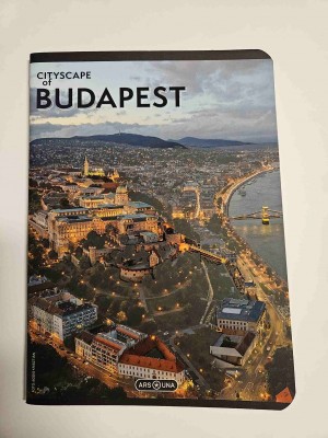 Ars Una Cityscape  A/5 extra kapcsos füzet-szótár - Budapest