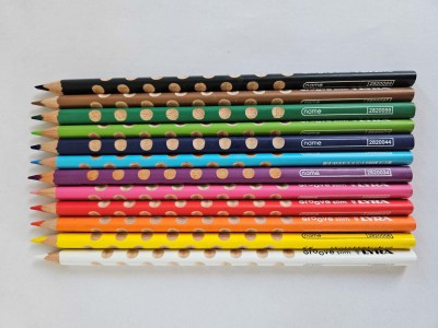 Színes ceruza LYRA Groove Slim háromszögletű, 12 szín