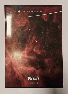 Ars Una NASA A/4 extra kapcsos füzet-sima - Orion