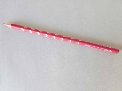 Színes ceruza LYRA Groove Slim háromszögletű vékony pink