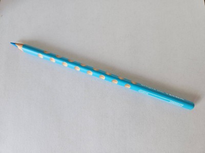 Színes ceruza LYRA Groove Slim háromszögletű vékony világoskék