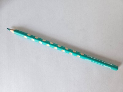 Színes ceruza LYRA Groove Slim háromszögletű vékony tengerkék