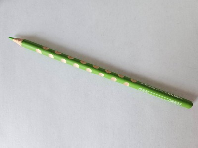 Színes ceruza LYRA Groove Slim háromszögletű vékony világoszöld