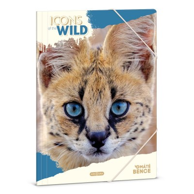 Ars Una Máté Bence Icons of the Wild-Serval A/4 gumis dosszié
