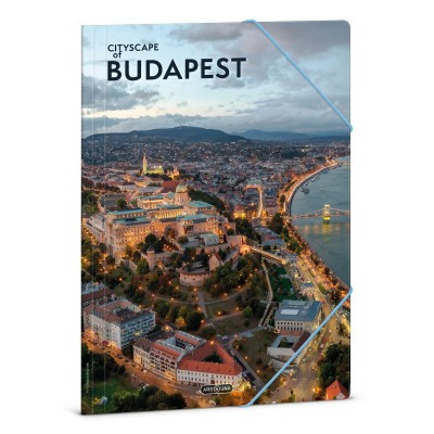 Ars Una Cityscape-Budapest A/4 gumis dosszié