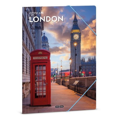 Ars Una Cityscape-London A/4 gumis dosszié