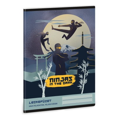 Ars Una Ninjas in the dark A/5 leckefüzet