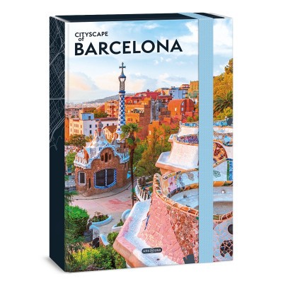 Ars Una Cityscape-Barcelona A/4 füzetbox