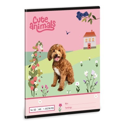 Ars Una Cute Animals - Doggie  A/5 1. oszt. füzet 14-32