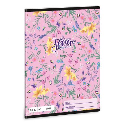 Ars Una Fleur A/5 sima füzet 20-32