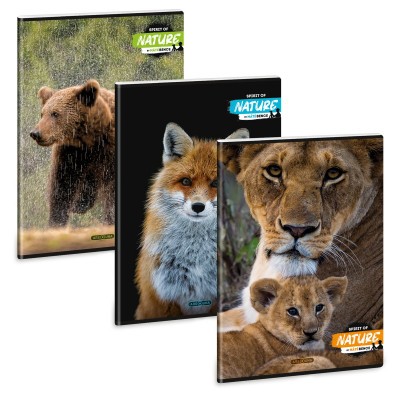 Ars Una Máté Bence Spirit of Nature A/4 extra kapcsos füzet-sima, medve
