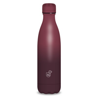 Ars Una duplafalú fémkulacs-500 ml - Brown-terracotta