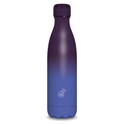 Ars Una duplafalú fémkulacs-500 ml - Blue-purple