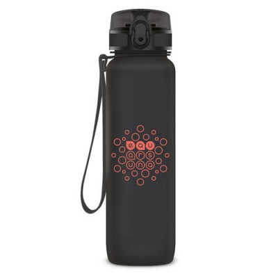 Ars Una BPA-mentes motivációs kulacs matt - 1000 ml - Dark gray