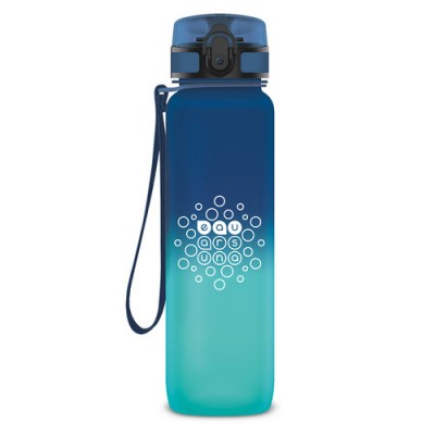 Ars Una BPA-mentes színátmenetes motivációs kulacs matt - 1000 ml - Dark sea
