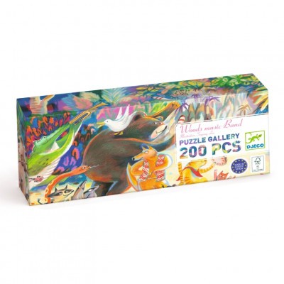 Művész puzzle - Erdei zenekar, 200 db-os - Woods music Band