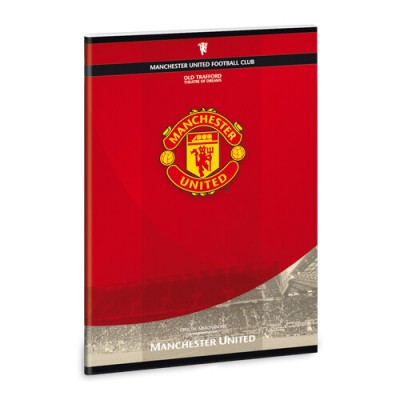 Ars Una Manchester United A/4 extra kapcsos füzet-négyzethálós