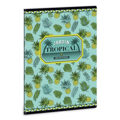 Ars Una Yellow pineapple A/5 extra kapcsos füzet-négyzethálós