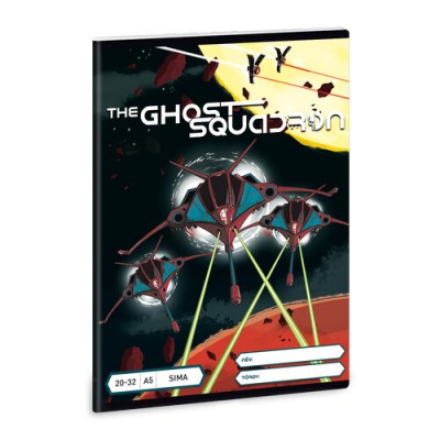 Ars Una The Ghost Squadron űrhajós A/5 sima füzet 20-32