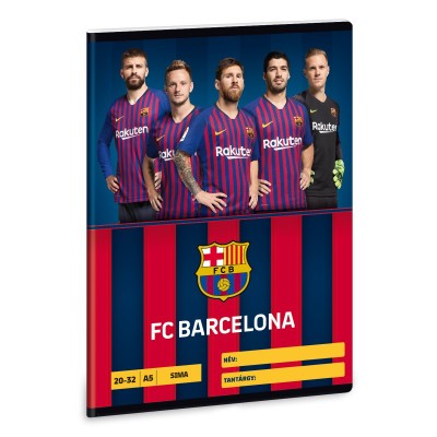 FC Barcelona A/5 sima füzet 20-32