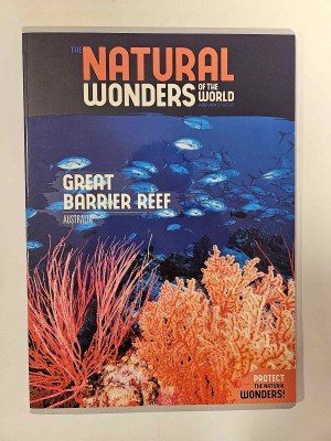 Ars Una Natural Wonders A/4 extra kapcsos füzet-négyzethálós - Great Barrier Reef