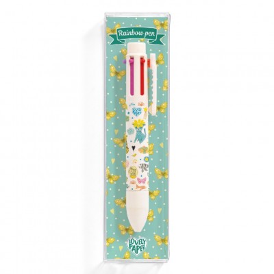 Hatszínű golyóstoll - Elodie rainbow pen 6 colors