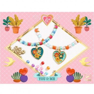 Ékszerkészítő készlet - Páros szívek - Heart Threading