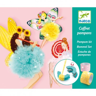 Pompom készítés - Pompom tündérek - Fairy Pompoms