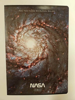 Ars Una NASA A/4 extra kapcsos füzet-vonalas - Galaxy