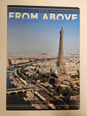 Ars Una Cities from above A/4 extra kapcsos füzet-négyzethálós - Paris