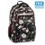 Ars Una Flowery black ergonomikus hátizsák 27 L