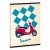 Vespa Feelings A/5 extra kapcsos füzet-négyzethálós