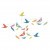 Szélmobil függődísz - Sokszínű Madarak - Mobile Katsumi-Multicolored birds