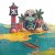 Arty Toys Óriás puzzle - Kalóz és lovag birodalom, 30 db-os - Giant puzzle-Battle