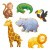 Óriás puzzle - Marmoset és barátai, 4-6-9 db-os - Marmoset and friends