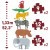 Óriás puzzle - Henri és barátai, 9-12-15 db-os - Henri and friends