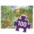 Megfigyeltető puzzle - Dinoszauruszok, 100 db-os - Dinosaurs + booklet